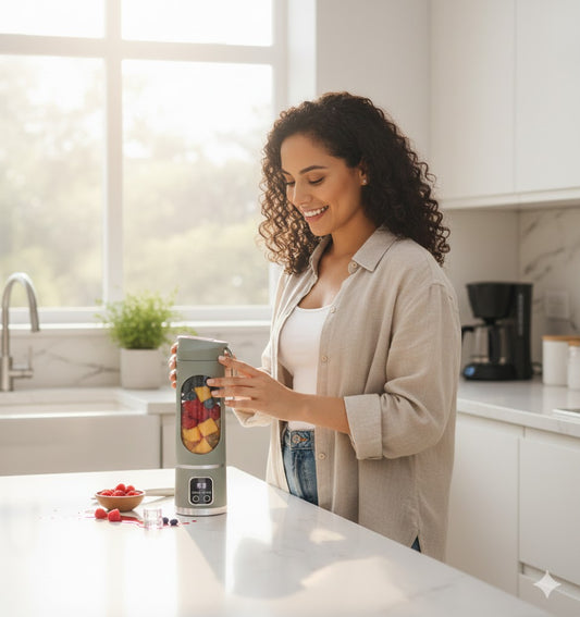 Licuadora Portatil Digital Inalambrica